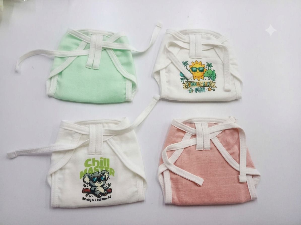 cozy Soft 100% Cotton Langots for Newborn Babies-picture-45