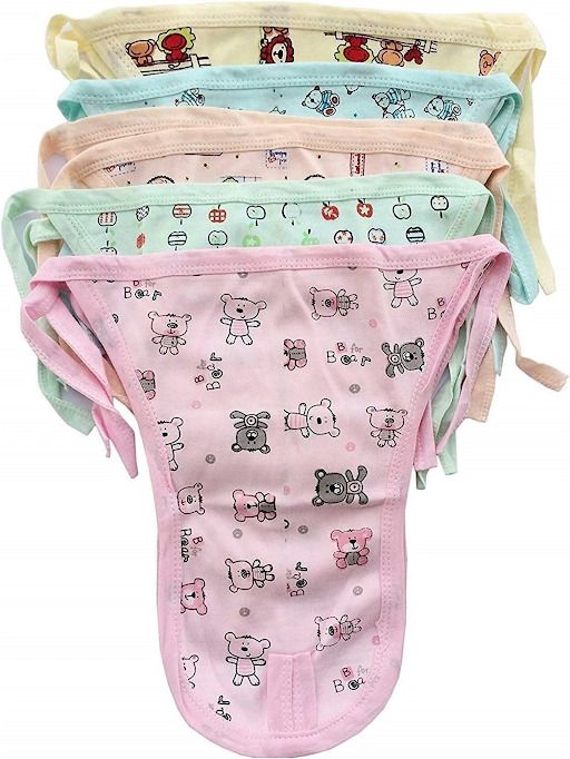 go yyoo New Born Baby Care Cloth Combo set of 6 Nappy (langot) hosieary material-picture-15