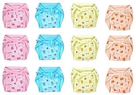 Pack of 12 Washable and Reusable Nappy For babies-image-17
