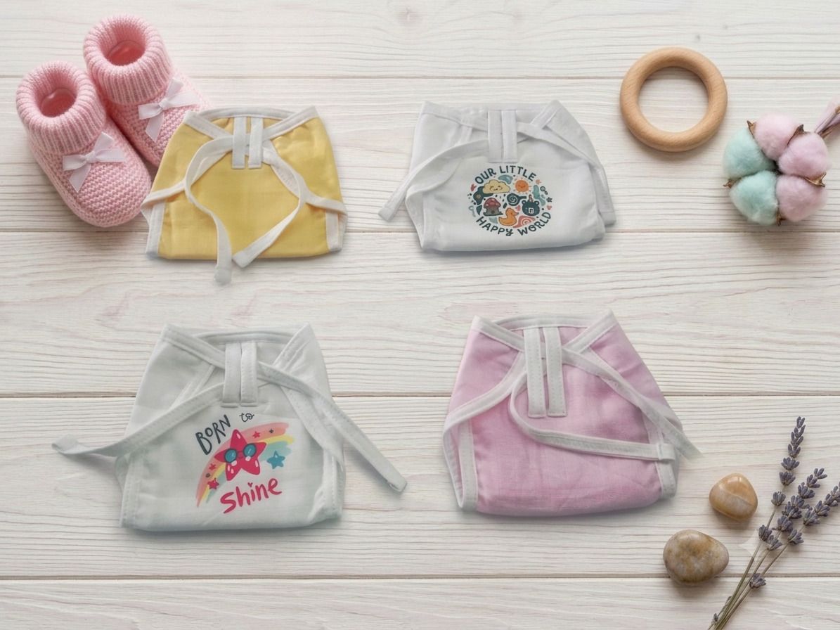 cozy Soft 100% Cotton Langots for Newborn Babies-picture-43
