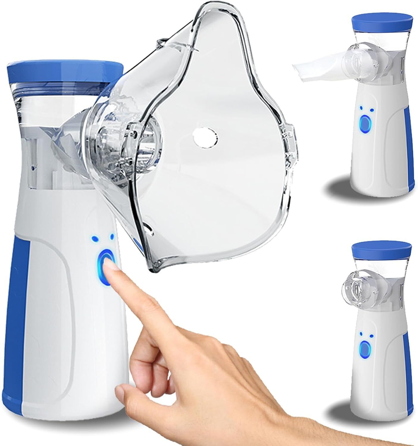 Silent Nebulizer for Adult & Kids Wireless Vaporizer with Respiratory Mask Battery Operated Nasal Aspirator-image-44