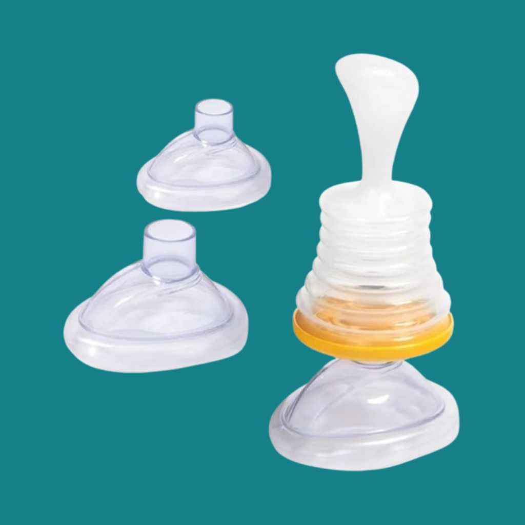 Silicone Infant Spoon Feeder Bottle with Easy Use Manual Nasal Aspirator-image-39