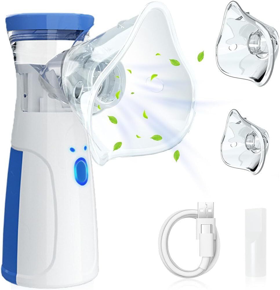 Portable Nebulizer Travel Silent Handheld USB Rechargeable for Adults & Kids Battery Operated Nasal Aspirator-image-5