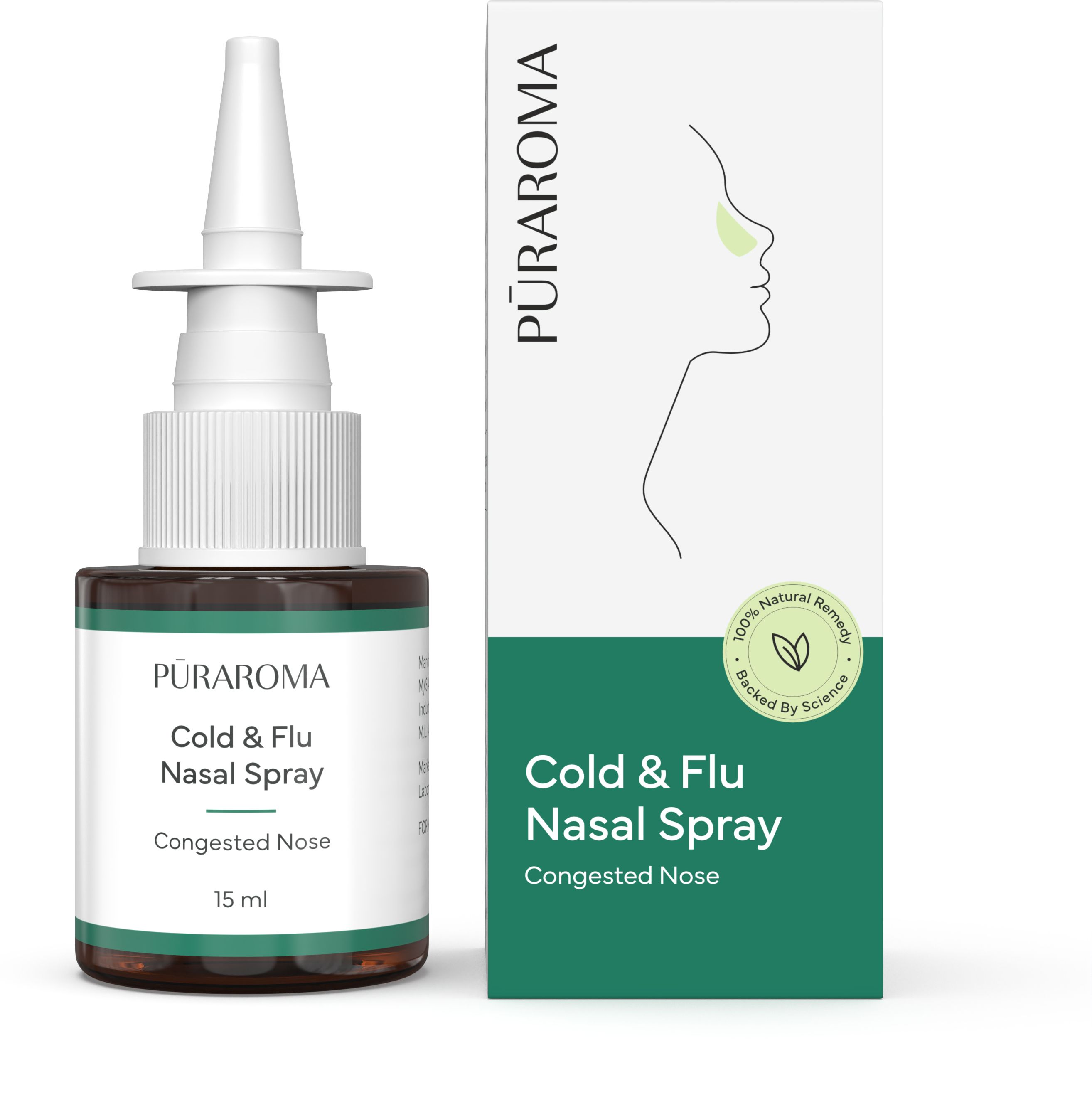 Cold & Flu Nasal Spray 15ml | Natural Decongestant for Fast Respiratory Relief Manual Nasal Aspirator-image-11