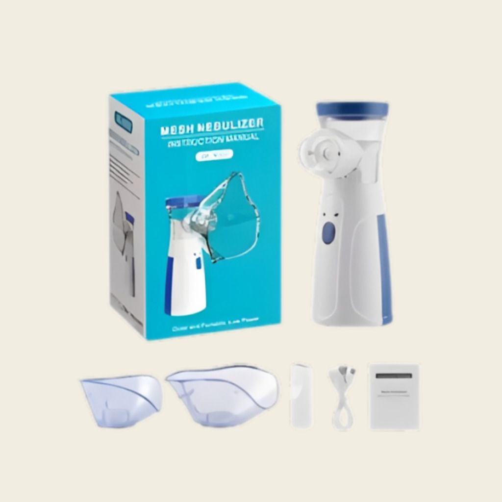 kemisha Mini Portable Respiratory Inhalation Therapy Nebulizer Battery Operated Nasal Aspirator-picture-32