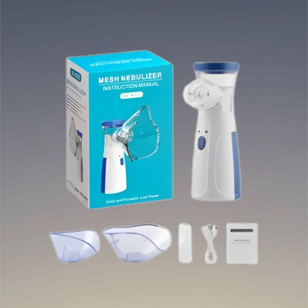 kemisha Compact Travel Respiratory Care Nebulizer Device Battery Operated Nasal Aspirator-picture-15