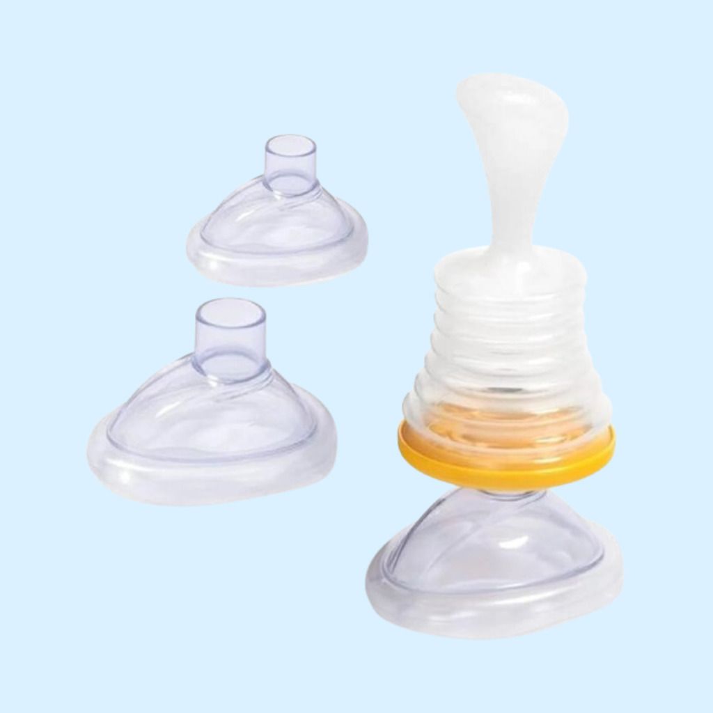 Infant Feeding Bottle Teat Set with Soft Flexible Silicone Manual Nasal Aspirator-image-11