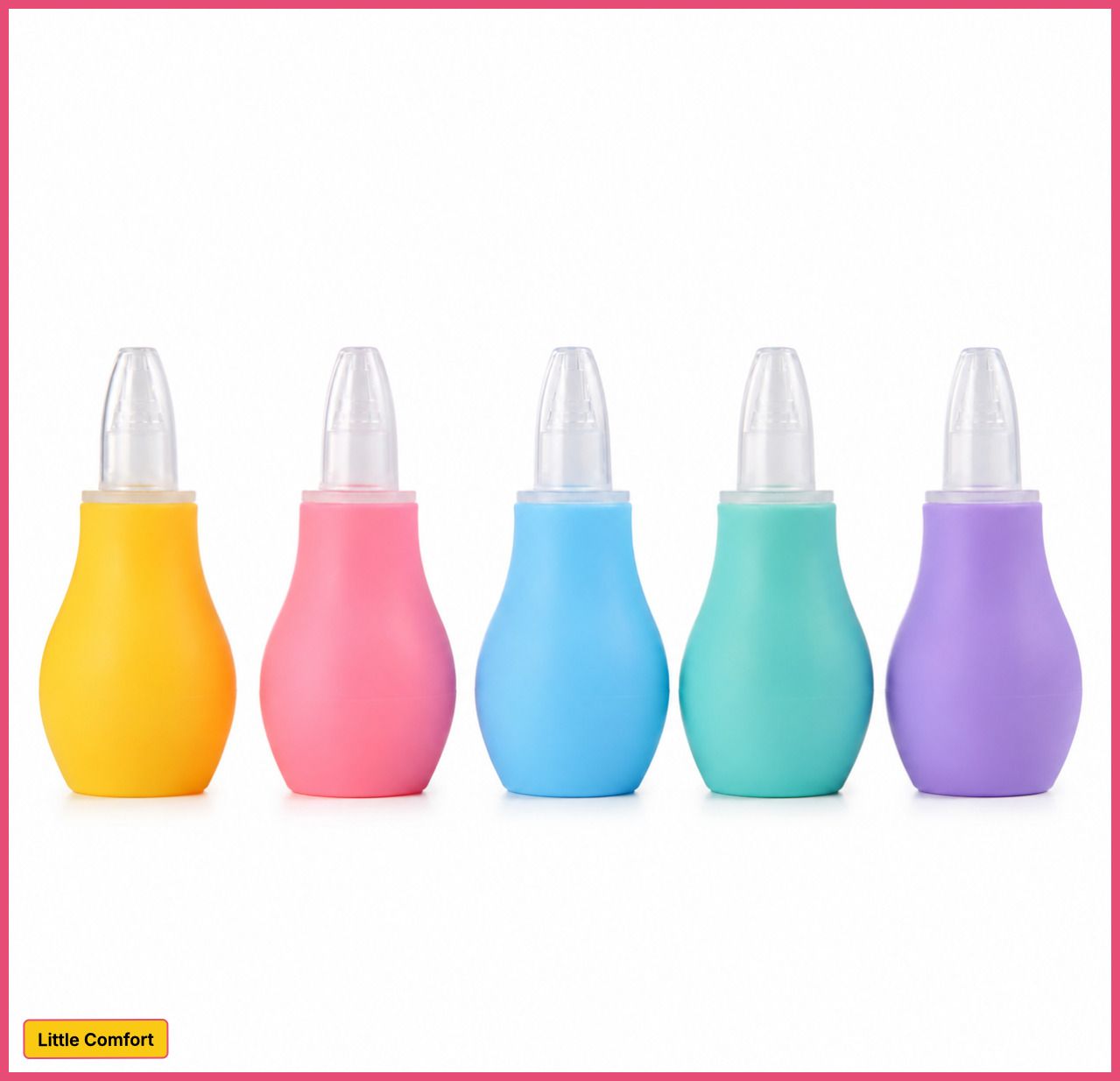 Soft Silicone Nose Cleaner For Newborns Babies | Suitable for 02+ Months Manual Nasal Aspirator-image-48