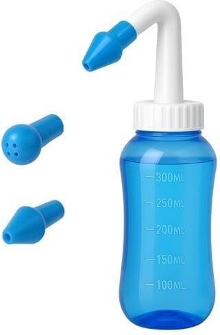 Neti Pot Sinus Rinse Bottle Nasal Wash Bottle Manual Nasal Aspirator-image-37