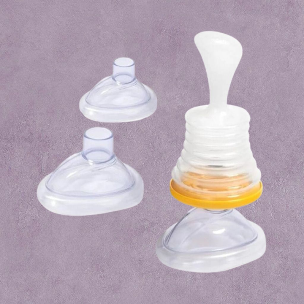 Infant Feeding Spoon Bottle with Compact Shape Manual Nasal Aspirator-image-9