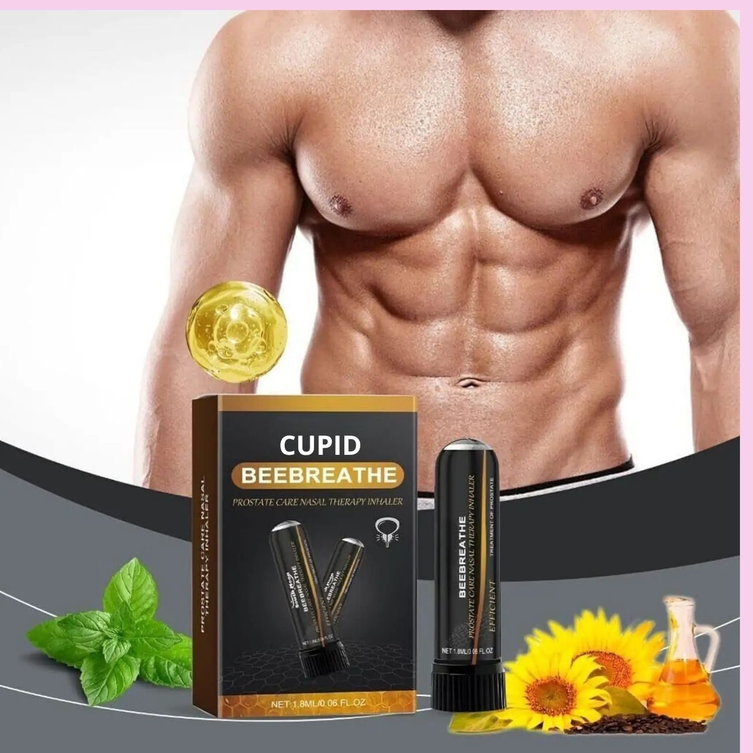 cupid Nasal Inhaler for Prostate Wellness Nasal Inhaler Stick A1526 Manual Nasal Aspirator-picture-23