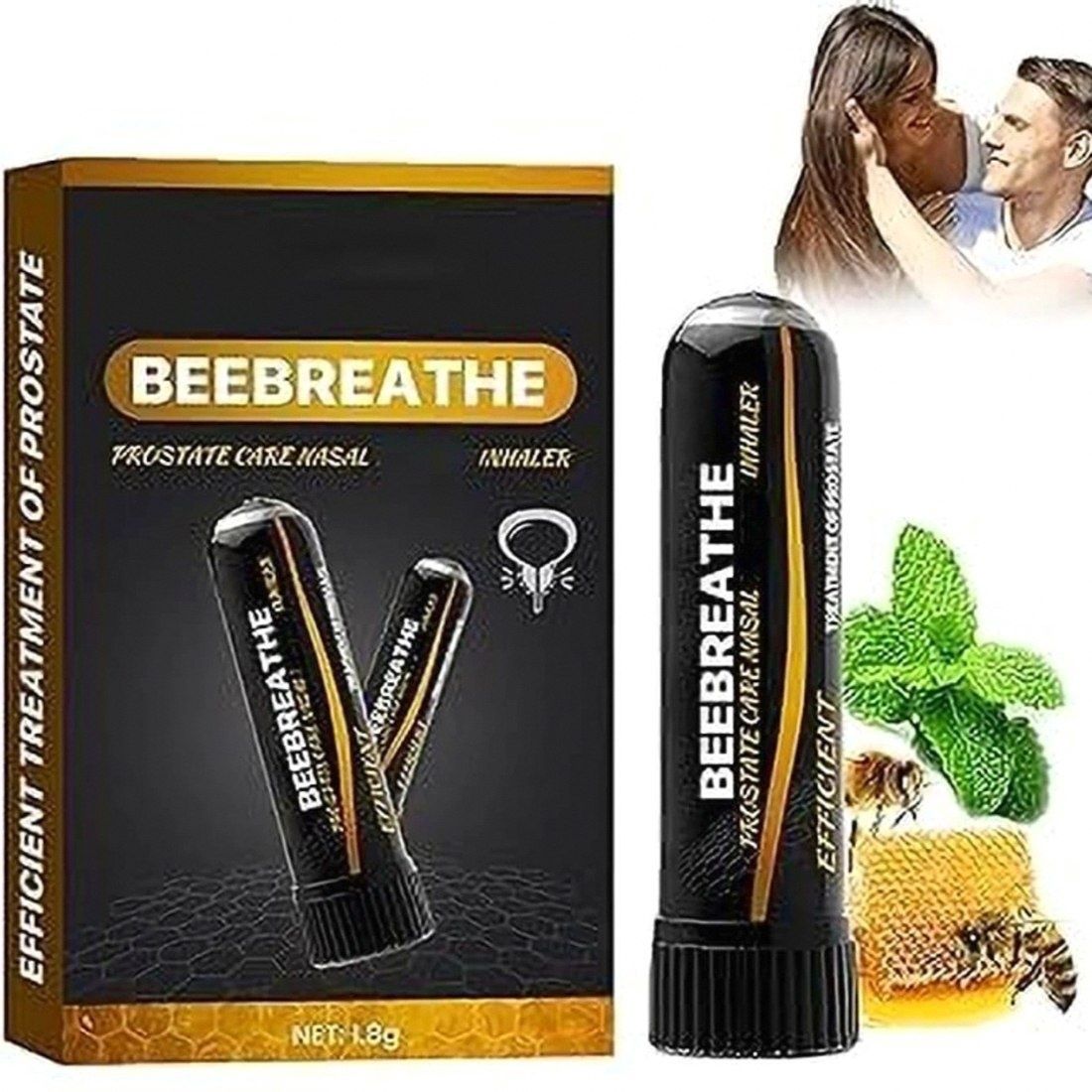 bee venom Nasal Inhaler | Wellness Nasal Inhaler Stick - For Prostate Wellness Manual Manual Nasal Aspirator-picture-24