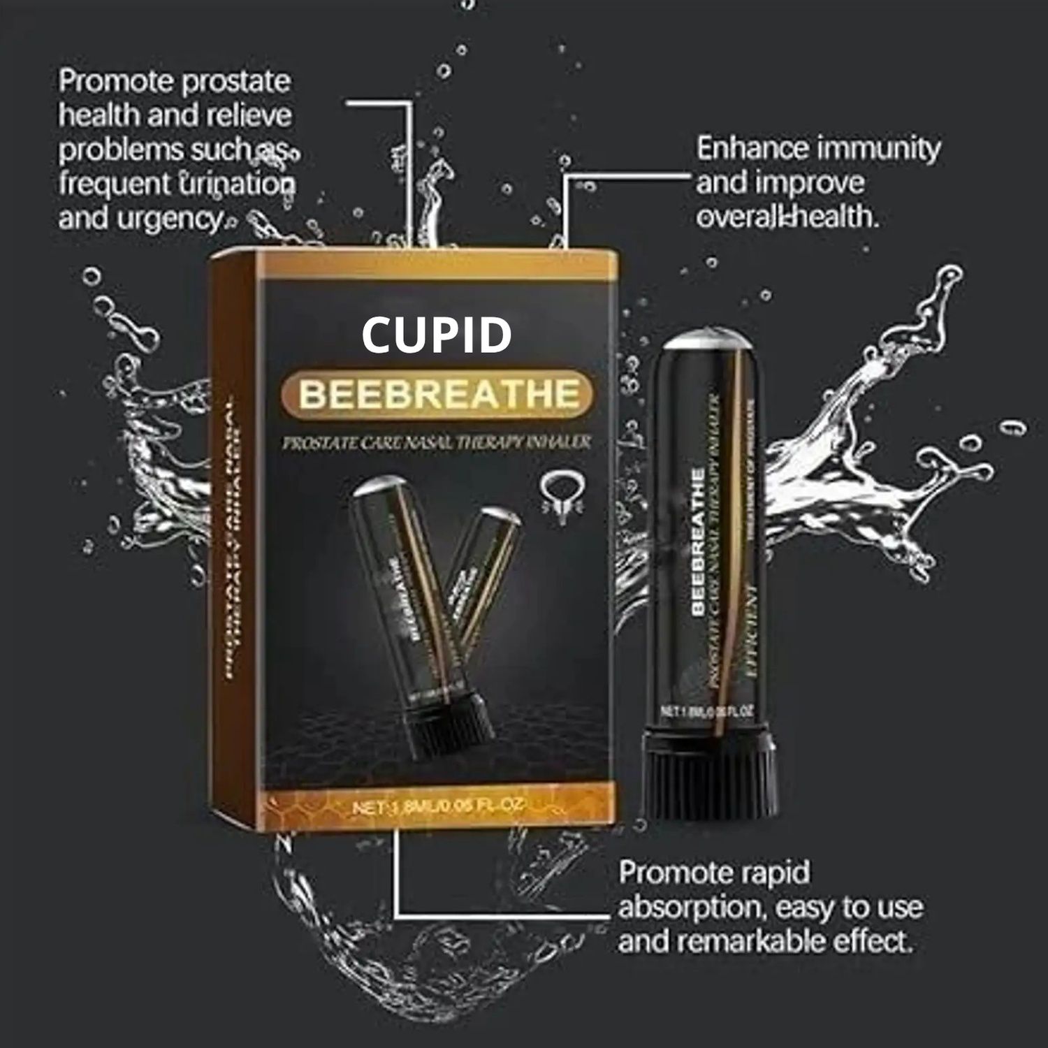 cupid Nasal Inhaler for Prostate Wellness Nasal Inhaler Stick A2218 Manual Nasal Aspirator-picture-19