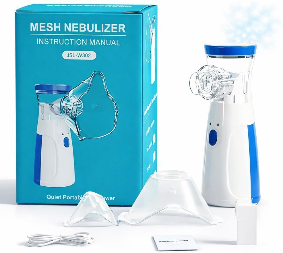Aelency Portable Rechargeable Mesh Nebulizer Machine for Kids and Adults Nebulizer-image-44
