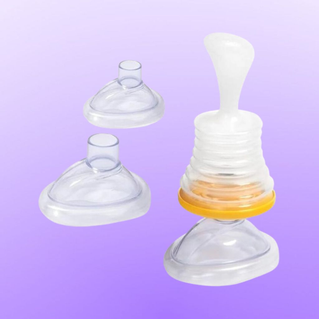 Infant Feeding Spoon Bottle with Compact Travel Friendly Body Manual Nasal Aspirator-image-13