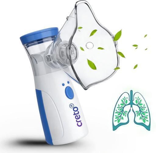CRETO Rechargeable Mesh Nebulizer for Adults and Children Portable Device Nebulizer-image-19