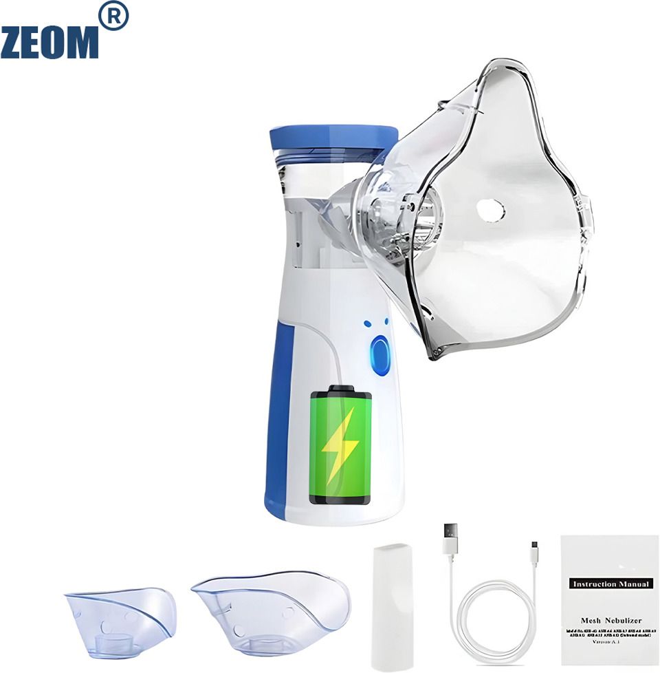 Zeom JSL-302 Mesh Nebulizer Rechargeable for Kids & Adults (Inbuilt Battery)- Nebulizer-picture-22