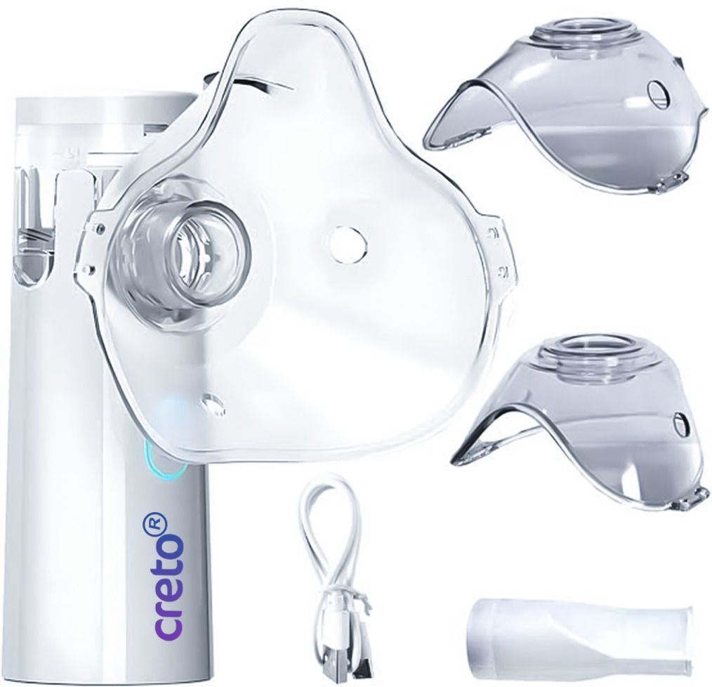 CRETO Portable SY308 White Nebulizer AA Battery and USB Powered Device Nebulizer-image-25