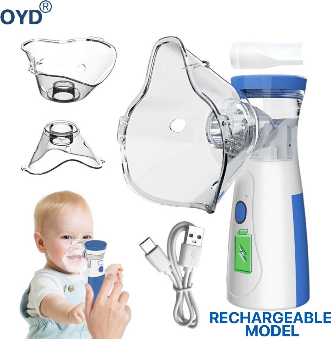 OYD Portable Rechargeable Mesh Nebulizer with Silent Use and Efficient Delivery Nebulizer-picture-45