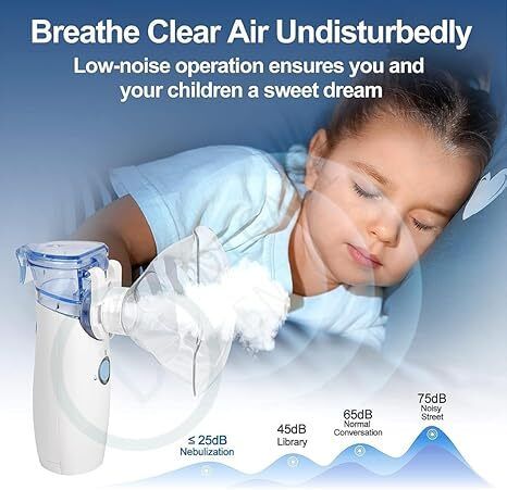 KTOSTON Nebulizer Machine for Adults and Kids, Super Quiet Portable Nebulizer Nebulizer-image-15