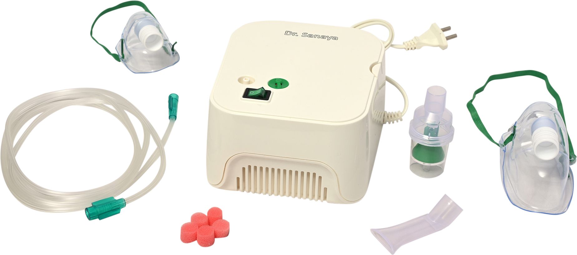 Dr.Sanaya CN-R01 Breathe Ezee Low Noise Compressor Nebuliser Machine For Child And Adult Nebulizer