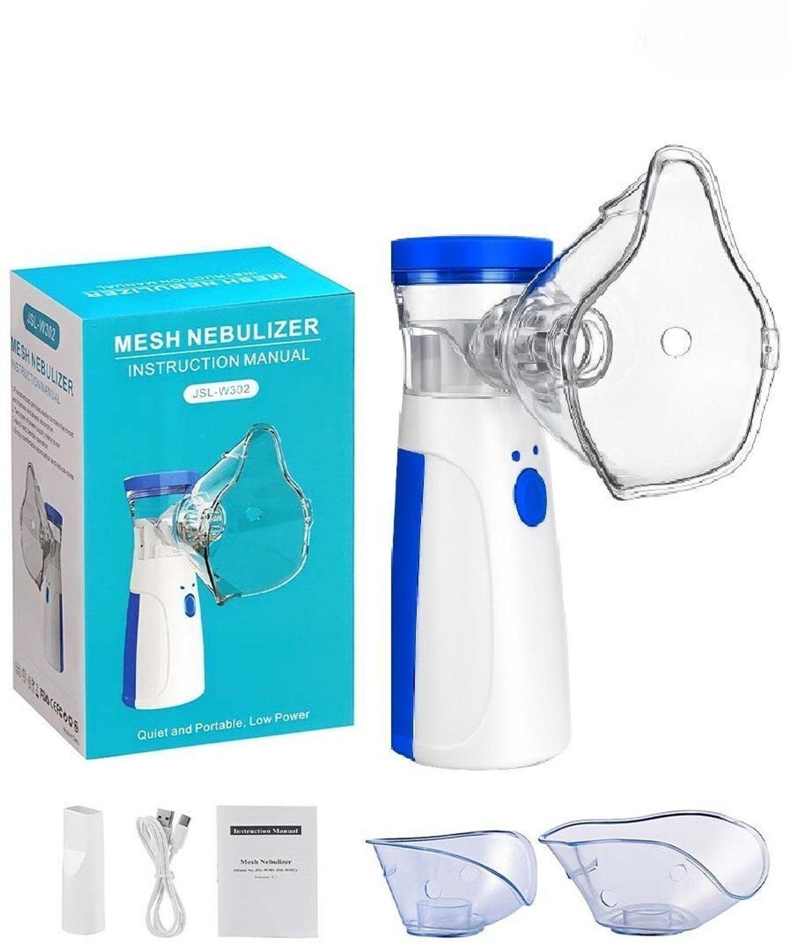 G LOOK JSL-4W302 Mesh Nebulizer for Kids & Adults, Handheld Device Mesh Nebulizer Nebulizer-picture-14