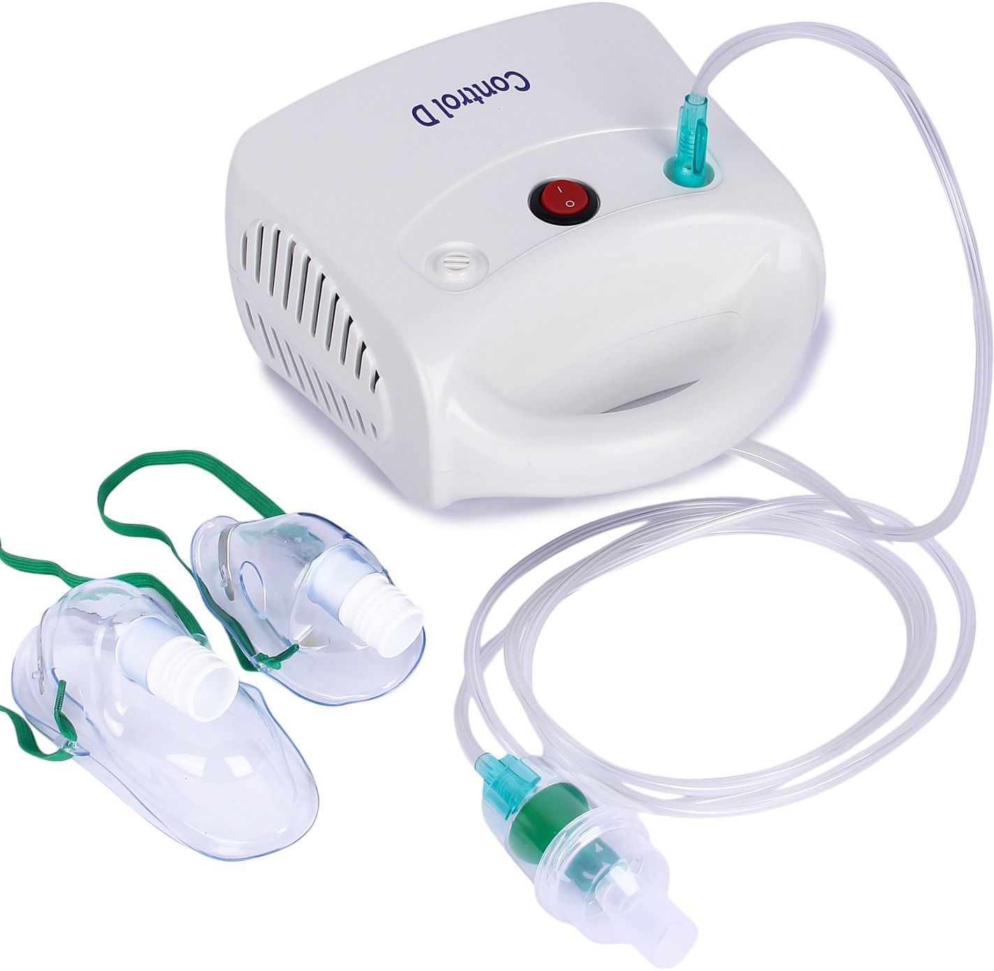 Control D Durable Compressor Nebulizer Machine Kit with Child and Adult Mask Nebulizer