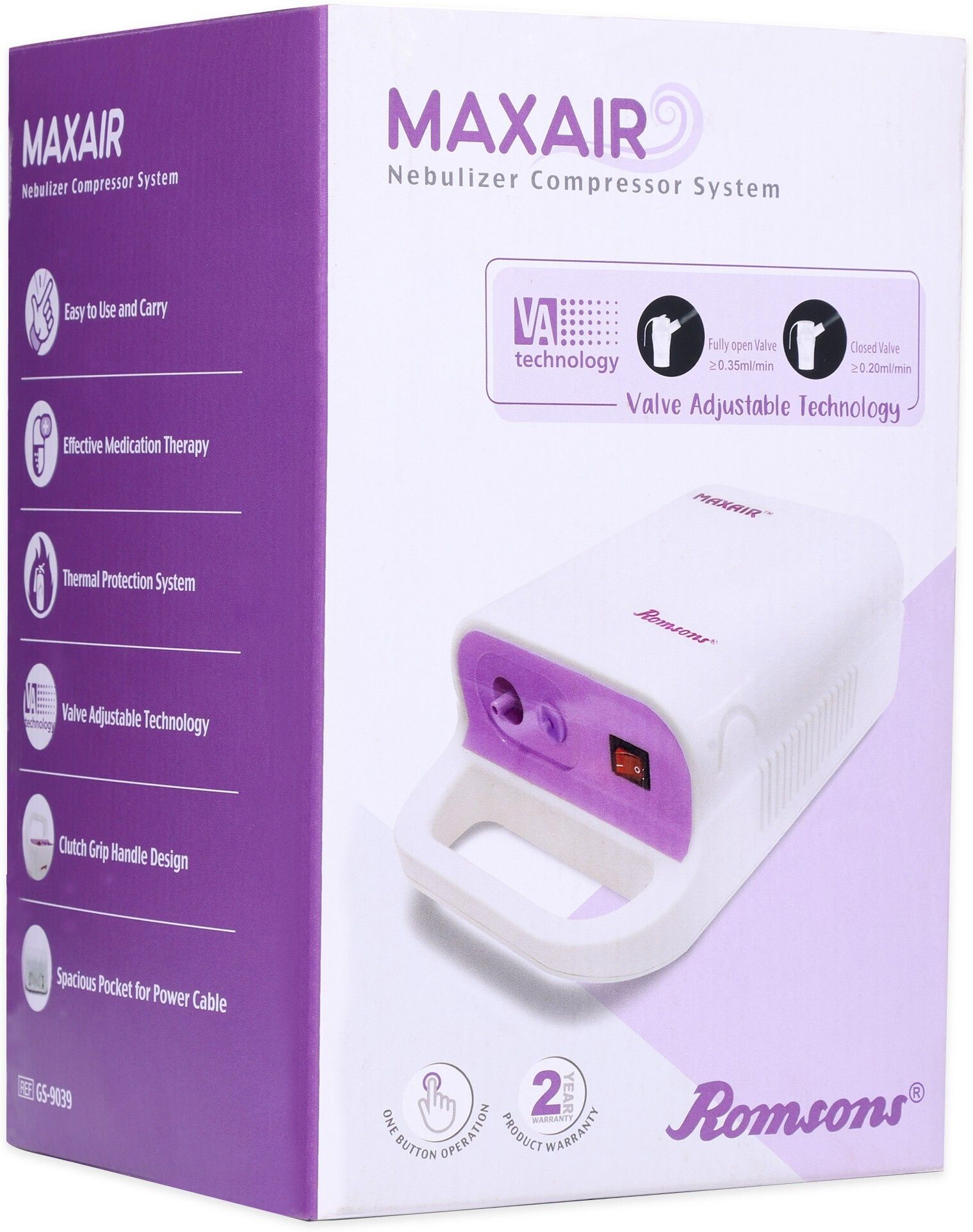 Romsons MAXAIR Compressor for Kids and Adults Nebulizer-image-48