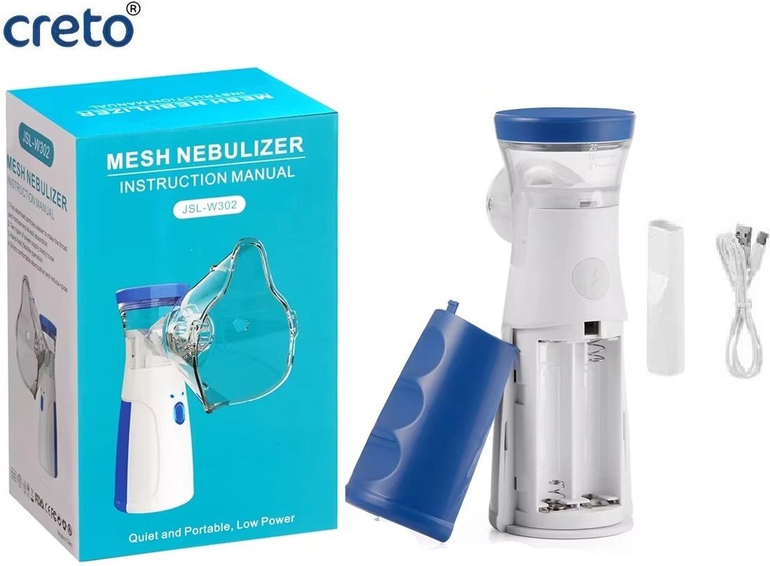 CRETO JSL-W302 Handheld Mesh Nebulizer Portable Machine for Adults/Kids Nebulizer-picture-20