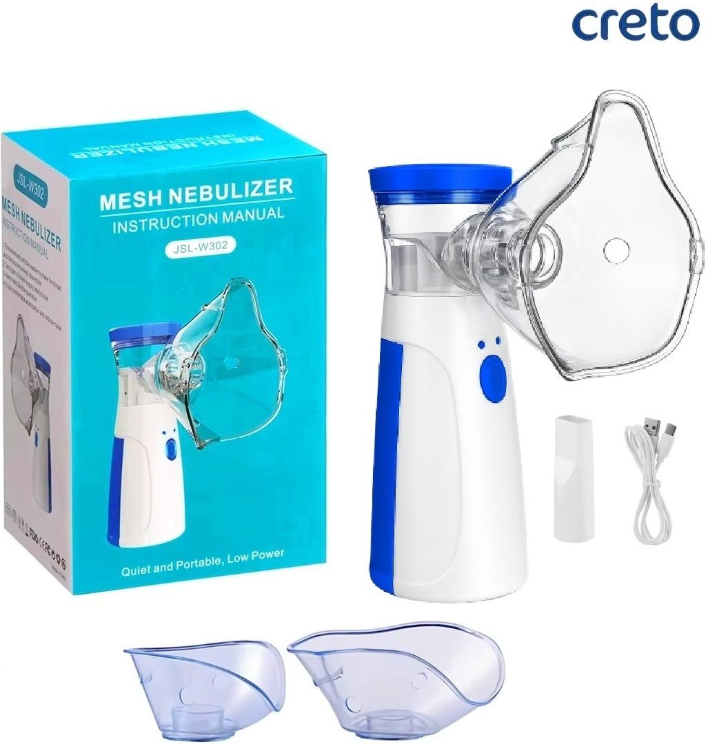 CRETO JSL-W302 Portable Mesh Nebulizer Device for Adults & Kids Nebulizer-picture-23