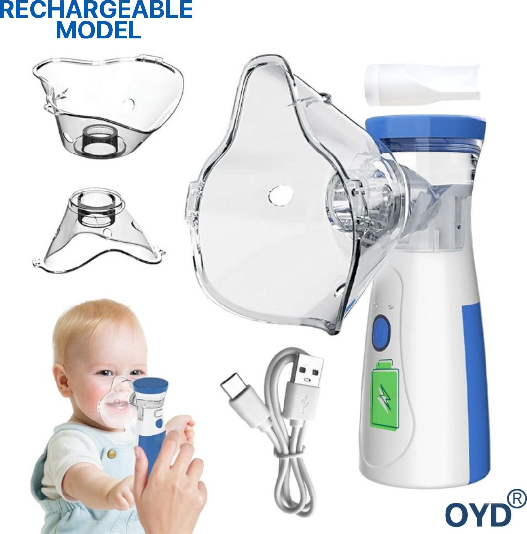 OYD Rechargeable Portable Nebulizer for Kids Adults with Fine Mist Performance Nebulizer-image-28