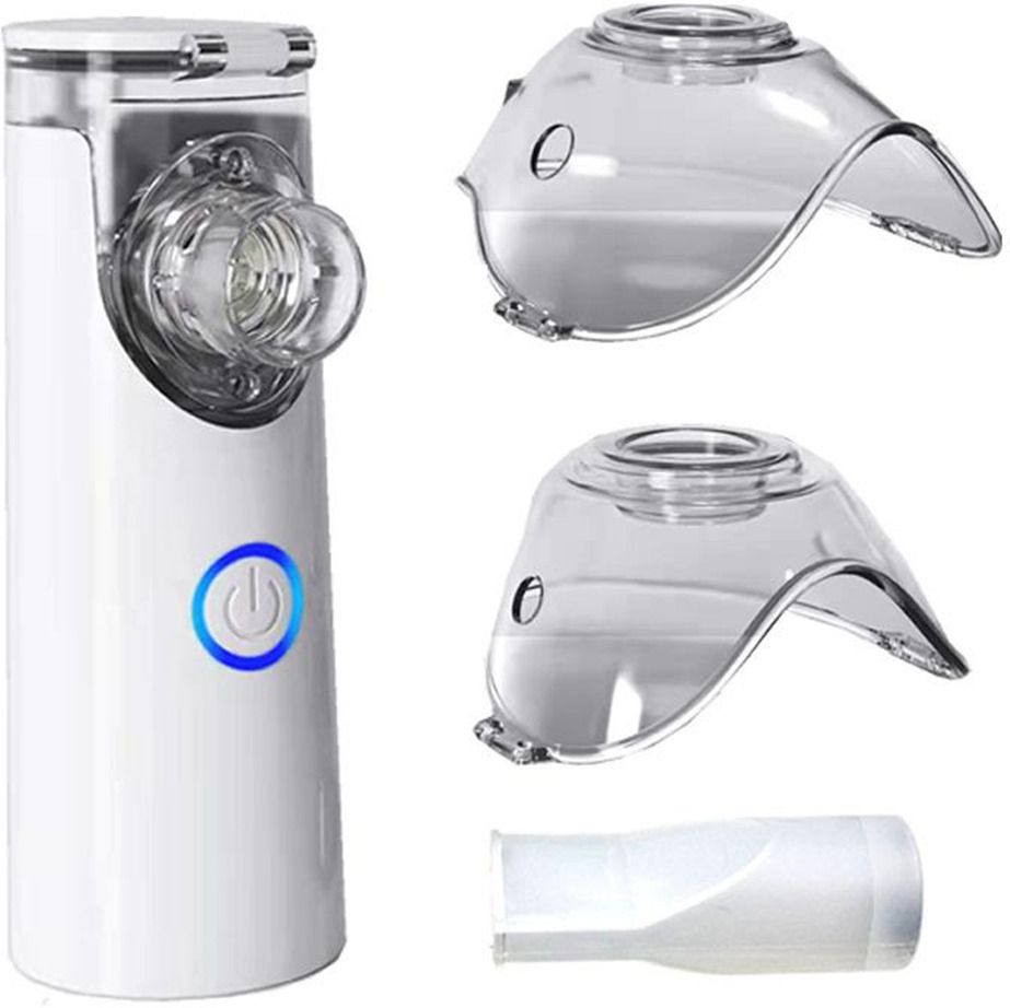 CRETO SY308 White Inhaler Compact Mesh Technology with Fine Particle Output Nebulizer-image-27