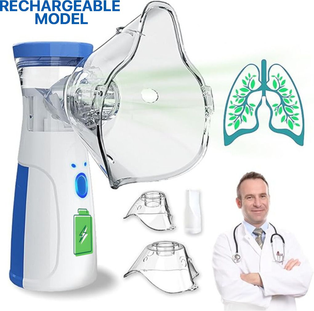 OYD Silent Portable Nebulizer with Long Lasting Battery and Fine Mist Output Nebulizer-image-29