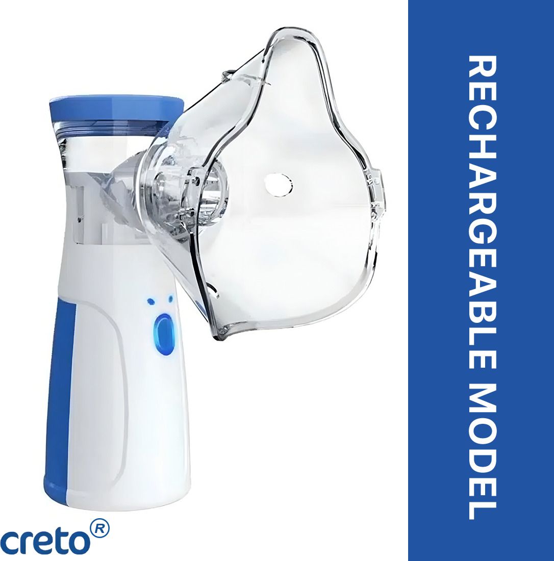 CRETO JSL-W302 Rechargeable Mesh Nebulizer for Adults and Kids (Inbuilt Battery) Nebulizer-picture-25