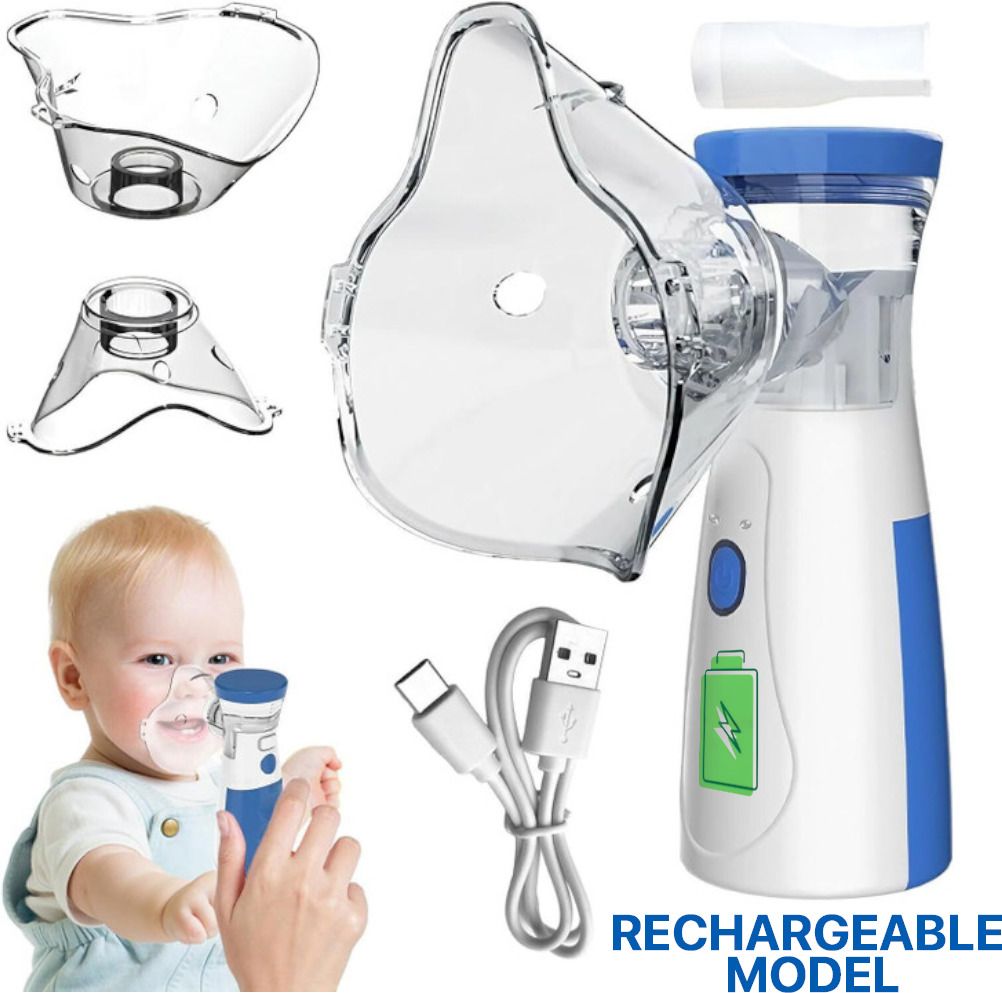 OYD Rechargeable Mesh Nebulizer with Type-C Port and Ultra Fine Mist Delivery Nebulizer-picture-12