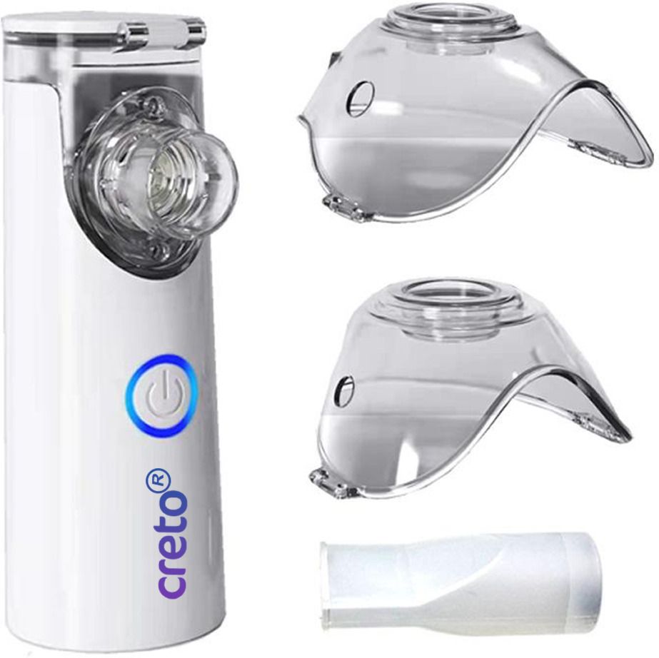 CRETO White SY308 Nebulizer Machine USB Type-C Powered Travel Friendly Unit Nebulizer-image-27