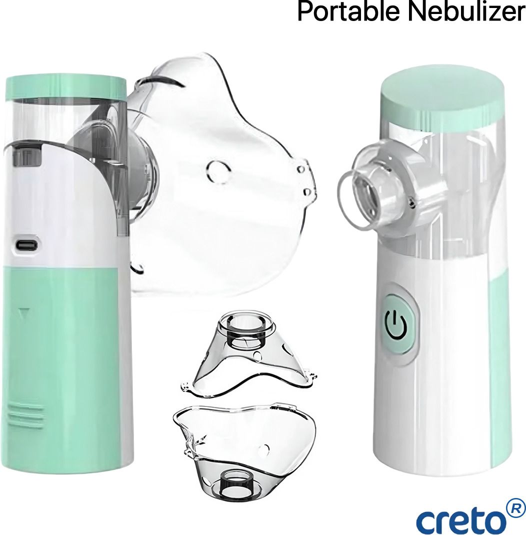 CRETO [JSL-W303 Compact Mesh Nebulizer Machine for Adults and Kids] Nebulizer-image-21