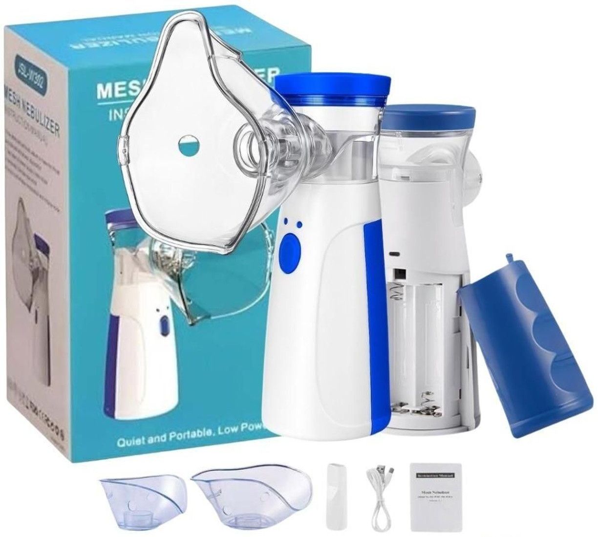 Fangtooth JSLW-302 Compact Mesh Nebulizer Machine for Adults and Kids Nebulizer-picture-17