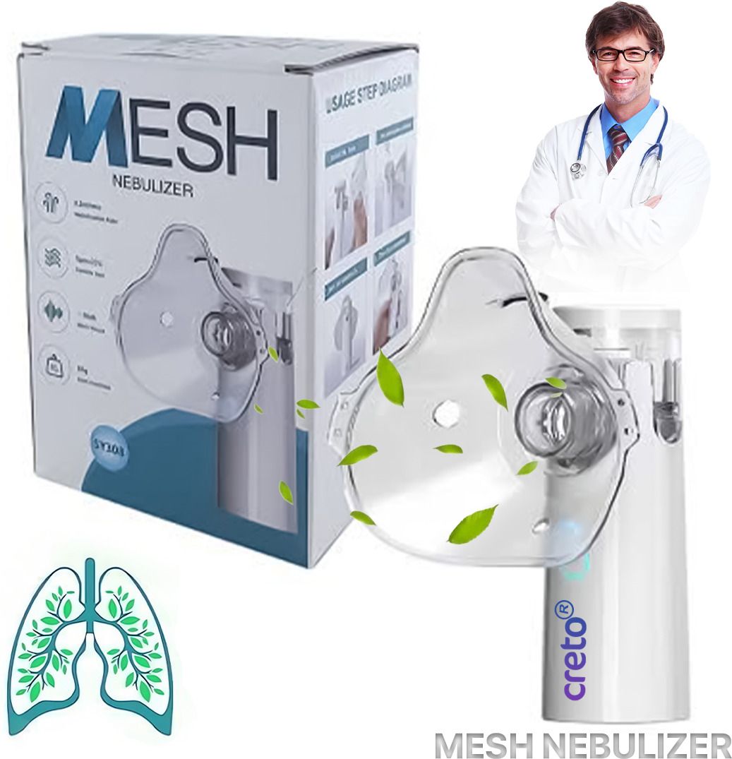 CRETO SY308 White Nebulizer Machine Low Noise Fine Mist Generation System Nebulizer-image-23