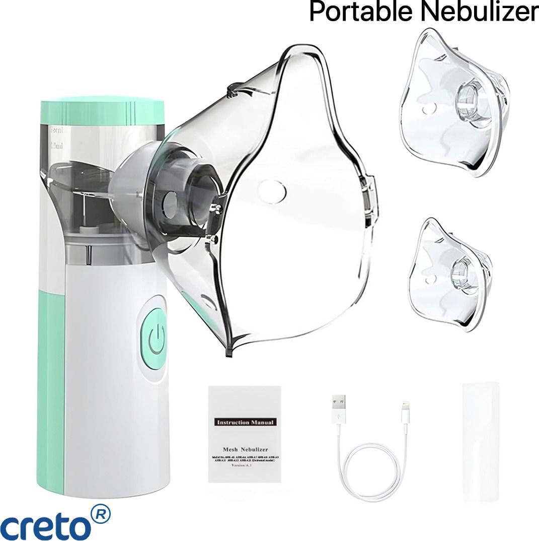 CRETO JSLW303 Compact Mesh Nebulizer Machine for Adults and Kids- Nebulizer-image-39