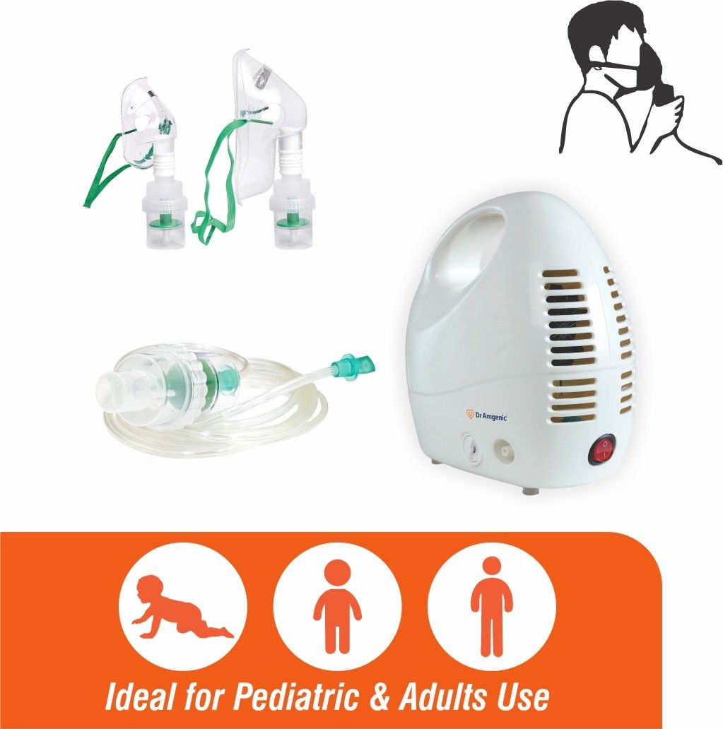 Dr Amgenic Compressor Nebulizer with Mouth Piece, Child and Adult Masks Nebulizer-picture-13