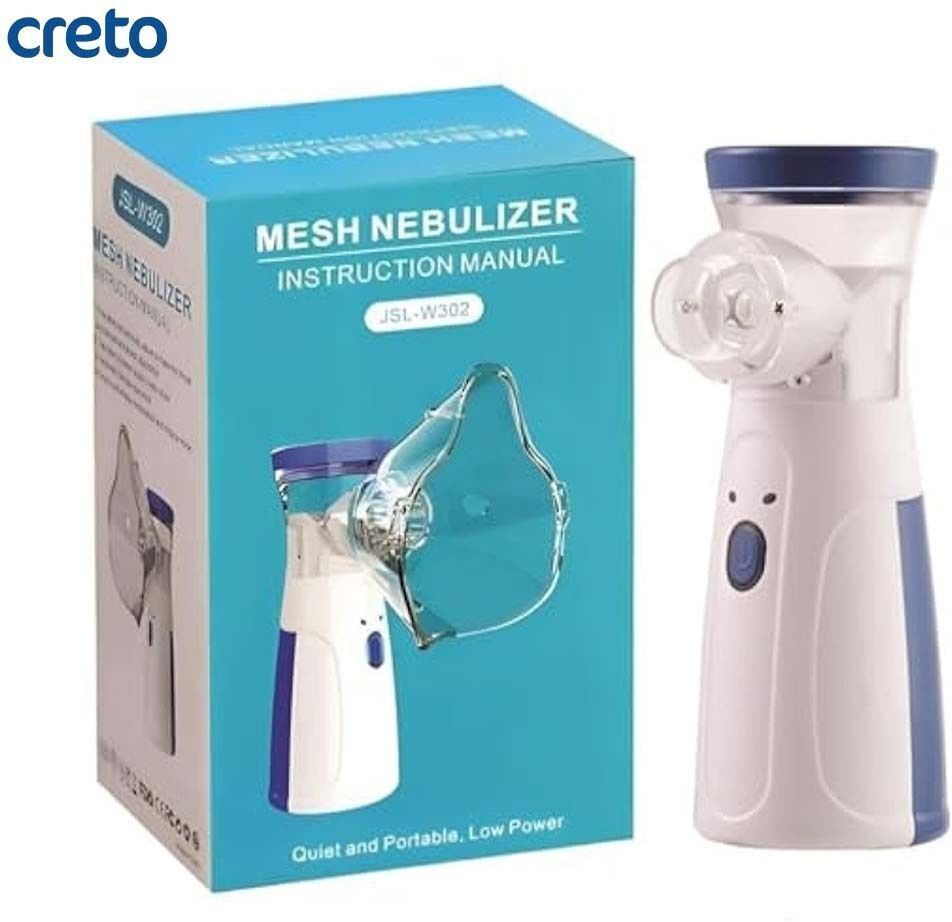 JSL-W302 Silent and Compact Nebulizer Machine for Adult and Kids Manual Nasal Aspirator