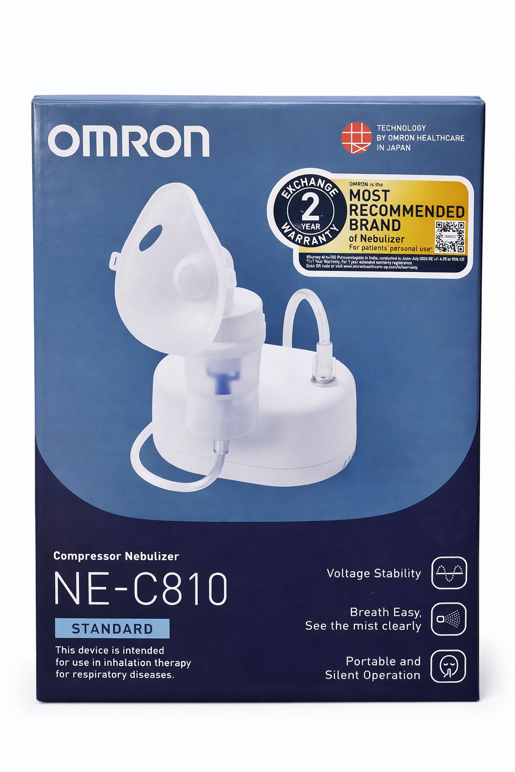OMRON compressor nec-810 compact size easily to take with you in travel Nebulizer-picture-27