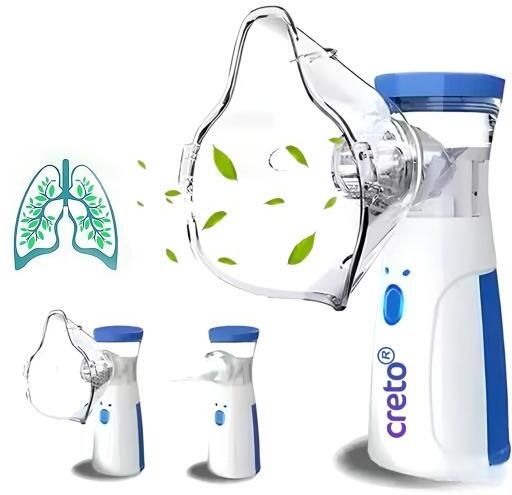 CRETO Portable Mesh Nebulizer with Rechargeable Battery and Quiet Mode Nebulizer-image-9