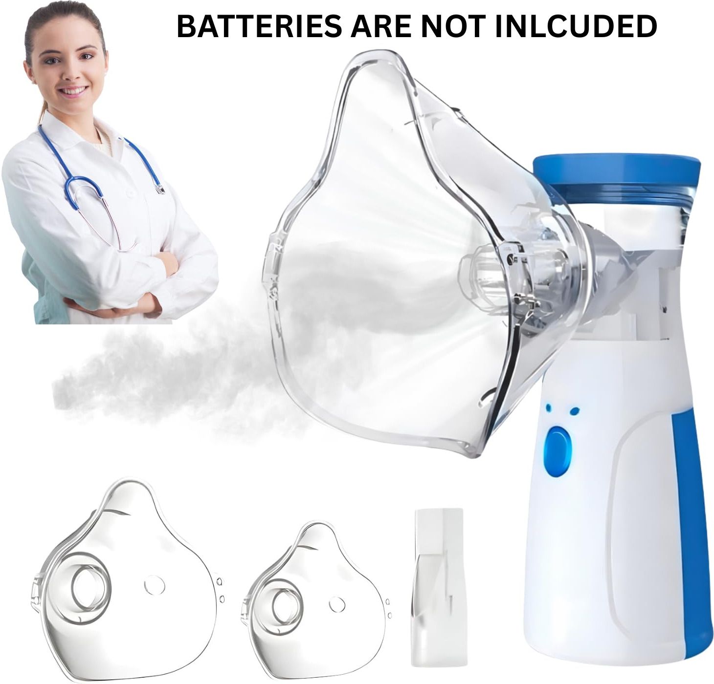 HEALBIRD Pocket Size Mesh Nebulizer for Adults & Kids [Batteries are not included] Nebulizer-image-20