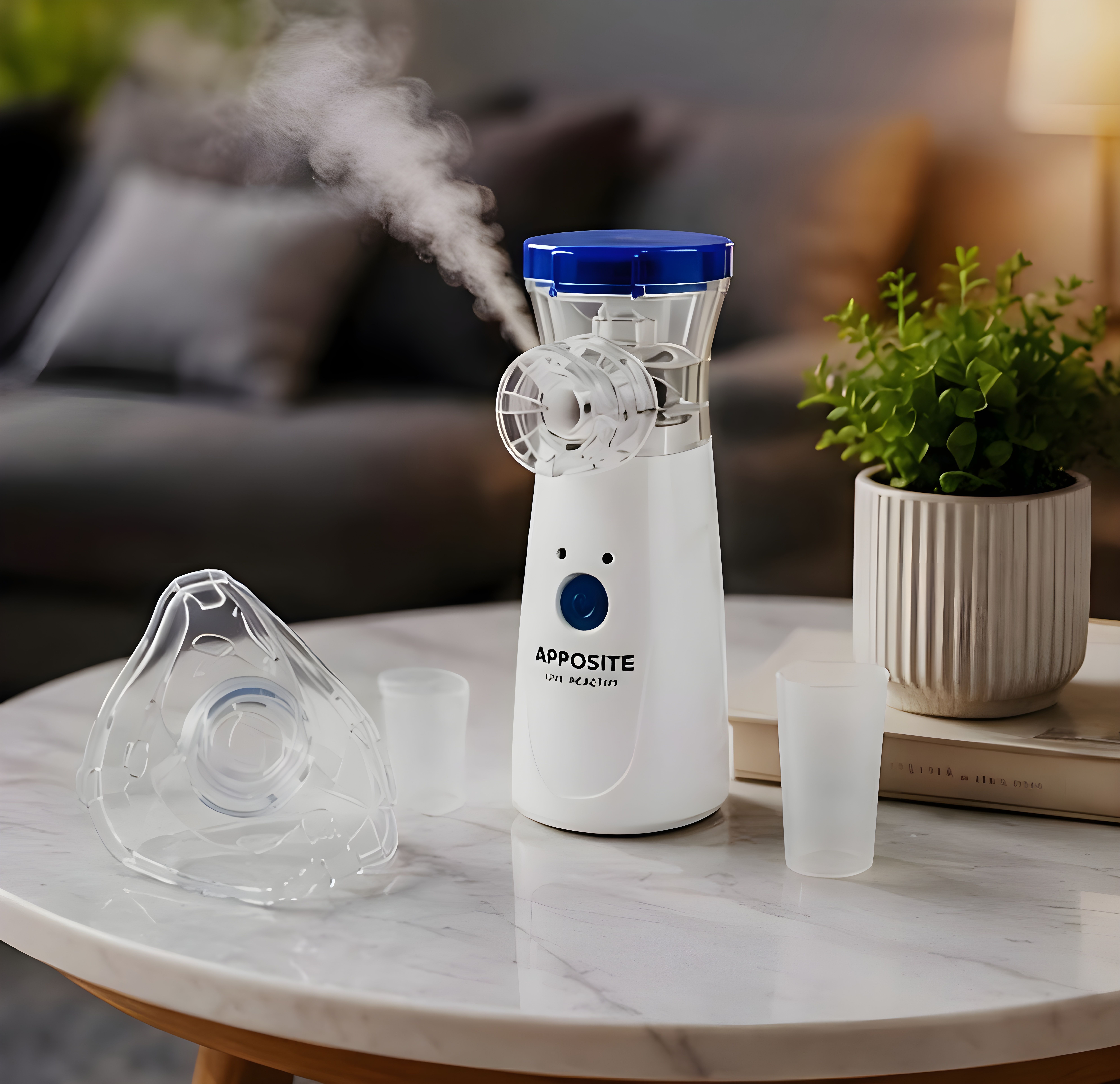 Apposite Portable Compressor Nebulizer Machine for Adults and Kids Nebulizer-image-16
