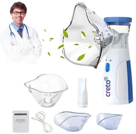 CRETO Rechargeable Mesh Nebulizer Machine with Lightweight Compact Body Nebulizer-image-30