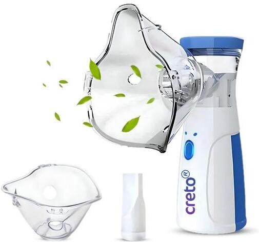 CRETO Rechargeable Mesh Nebulizer Machine with Long Battery Life and Quiet Work Nebulizer-image-18