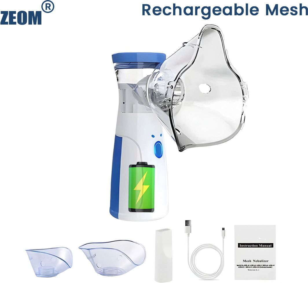 Zeom JSL-W302 Rechargeable Mesh Nebulizer, for Adults & Kids Nebulizer-picture-24