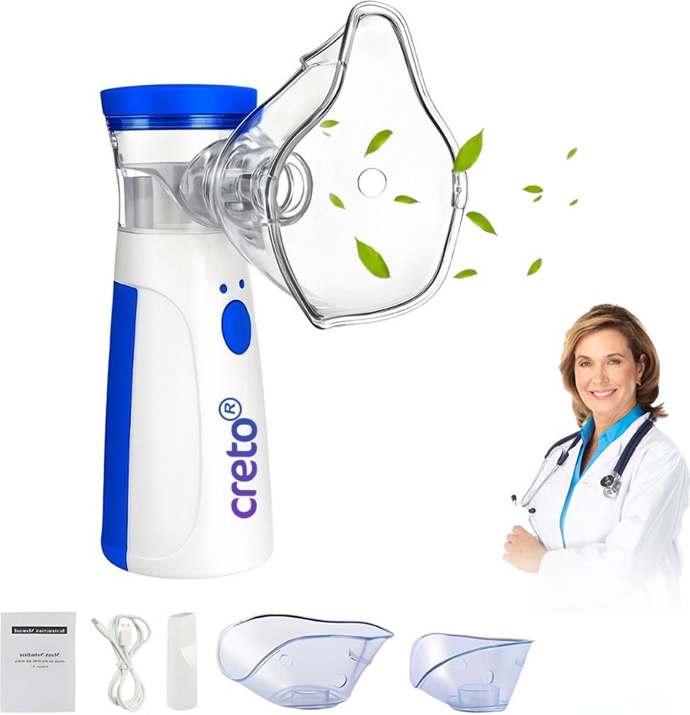 CRETO Portable Mesh Nebulizer Machine for Kids and Adults JSL302 Nebulizer-image-35